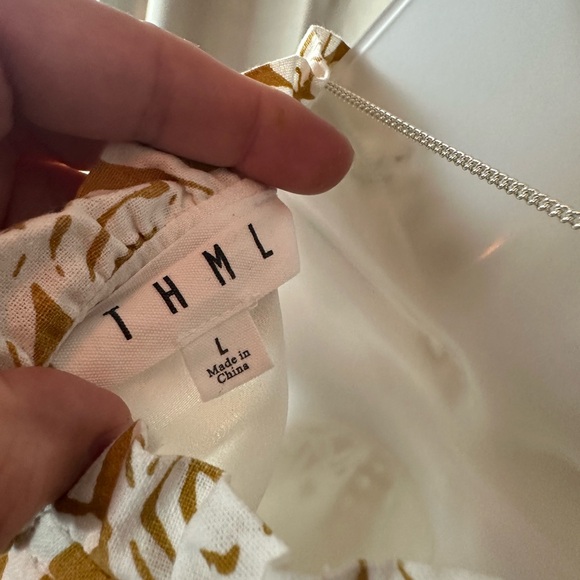 THML Embroidered Flutter Sleeve Dresss - Picture 6 of 9